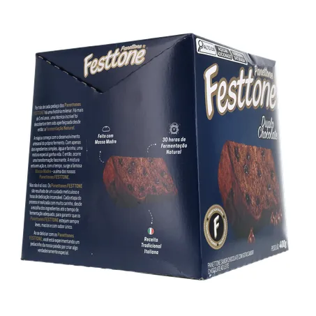 Panettone festtone duplo chocolate 400g 360-30