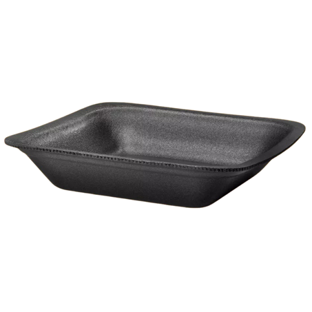 Embalagem isopor c/absorção preta/branca n4 23x18x1,5 un