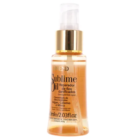 ÓLEO CAPILAR AMEND SUBLIME OIL REPARADOR DE FIOS DANIFICADOS 60ML 360-3