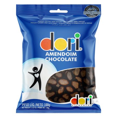AMENDOIM CONFEITADO CHOCOLATE DORI