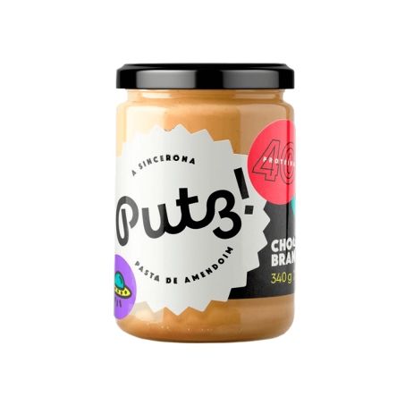 Pasta amendoim putz choc branco 340g