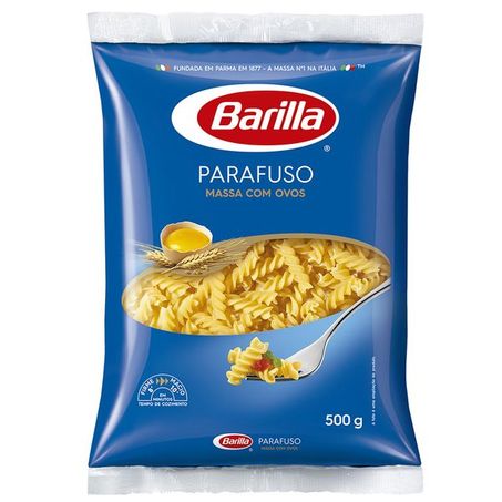 Massa parafuso c/ovos barilla 500g