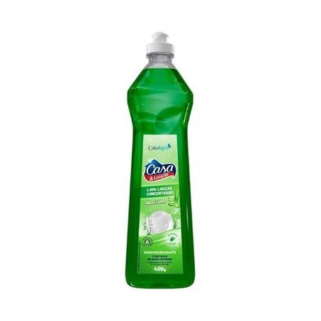 DETERGENTE LÍQUIDO CASA E LOUÇA ALOE VERA 400G
