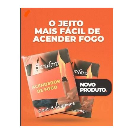 Acendedor de fogo sandero c/6