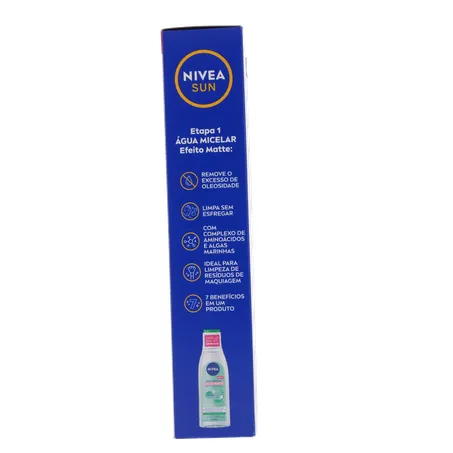 Kit nivea protetor solar fps60 50ml + água micelar 200ml 360-1