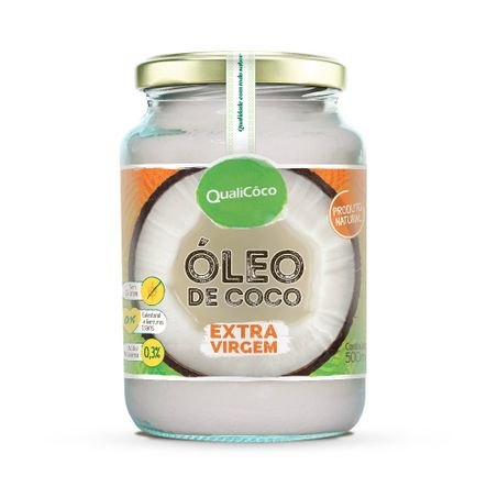 Oleo de coco qualicoco 500ml extra virgem