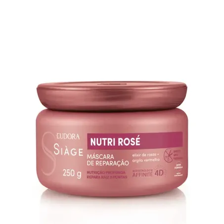 Mascara capilar eudora 250gr nutri rosé