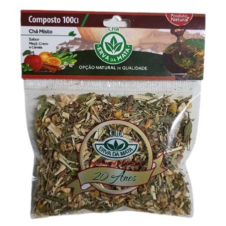 CHA MISTO SALADA DE FRUTAS/CANELA ERVA DA MATA 20G