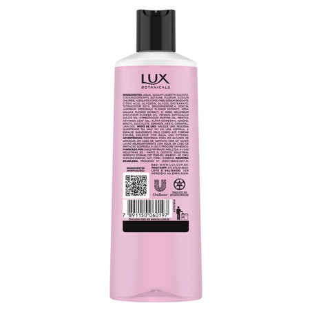 Sabonete Líquido Lux Botanicals Rosas Francesas 250ml 360-1