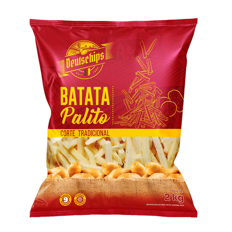 BATATA DEUTSCHIPS CONGELADA 2KG