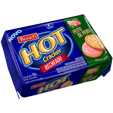 Biscoito lanche hot cracker p.peru 150g