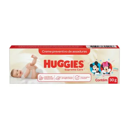 Creme Assadura Huggies Supreme Care Caixa 30g 
 