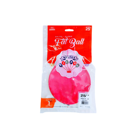  BALÃO FATBALL ROSA PIC PIC N25