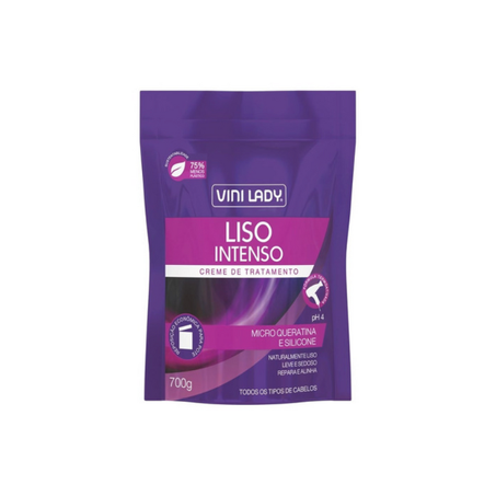 CREME DE TRATAMENTO VINI LADY LISO INTENSO SACHÊ 700G