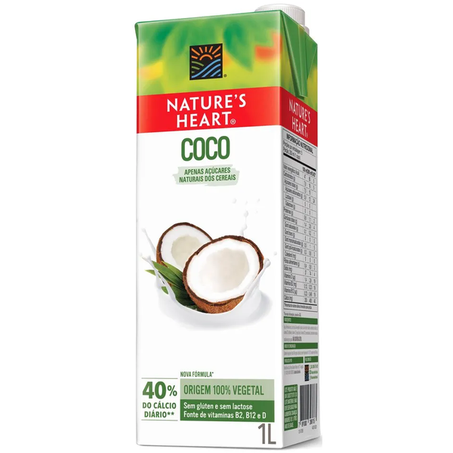 Bebida natures heart 1l coco
