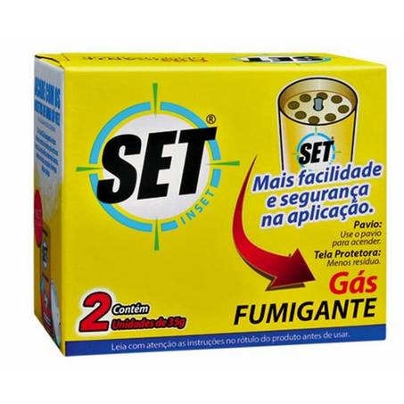 Inseticida fumeta detetizador set inset 35g c/2