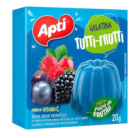 GELATINA APTI 20G TUTTI-FRUTTI CX 36.0