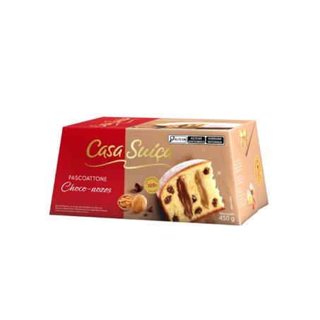 Pascoattone Casa Suíça Choco-Nozes 450g