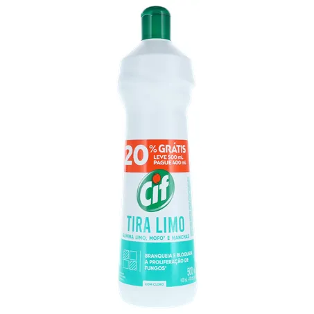 TIRA LIMO CIF 500ML CLORO SPRAY 20% 360-0
