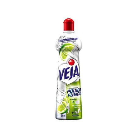 Limpador de Uso Geral Veja Limão + Bicarbonato de Sódio + Álcool Frasco 500ml