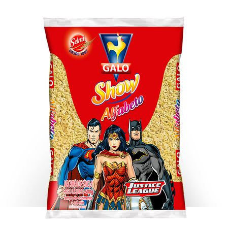 Massa de sêmola galo alfabeto 500g