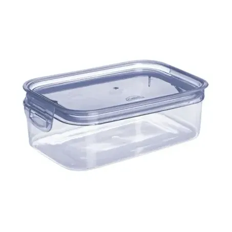 Pote Hermetico Plasutil 500ml Retangular Cristal