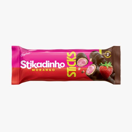 Chocolate neugebauer stikadinho 32g sticks morango