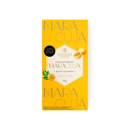 Barra Chocolate Branco Maracujá 75g