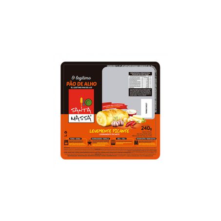 Pao de alho santa massa picante 240g