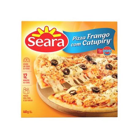PIZZA SEARA FRANGO COM QUEIJO CATUPIRI 460G