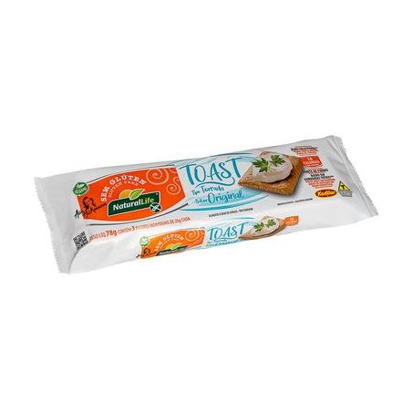Torrada naturalife toast 78gr tradiciona