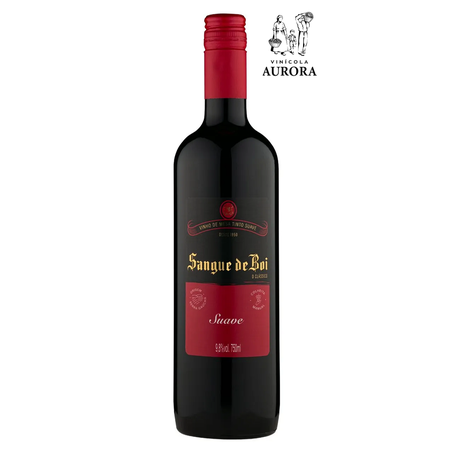VINHO SANGUE DE BOI TINTO SUAVE 750ML
