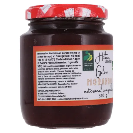Geleia hubner morango 310g 360-31