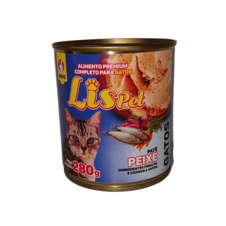 PATÊ PARA GATOS PEIXE LISPET