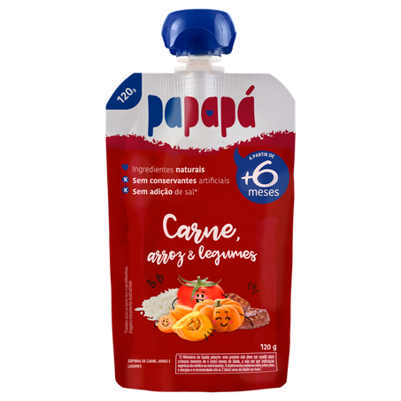 Sopinha Papada Sachê Carne e Legumes 120g