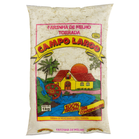 Far De Milho Campo Largo 1kg Branca