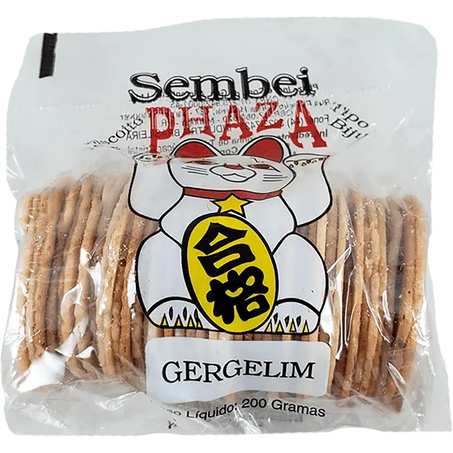 Biscoito Sembei Phaza 200g - Gergelim