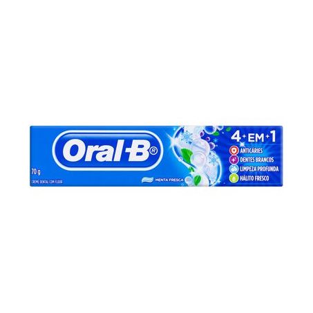 CREME DENTAL  ORAL B 70G 4 EM 1