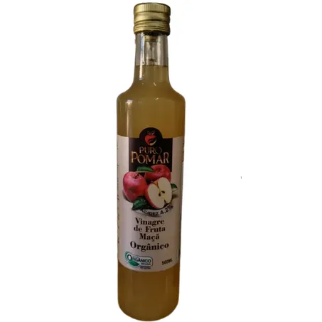 Vinagre puro pomar maca organico vd 500ml
