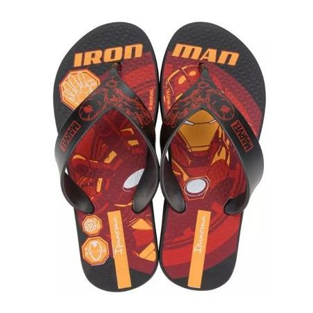 SANDALIA IPANEMA MARVEL HEROES PRETO/VERM. 