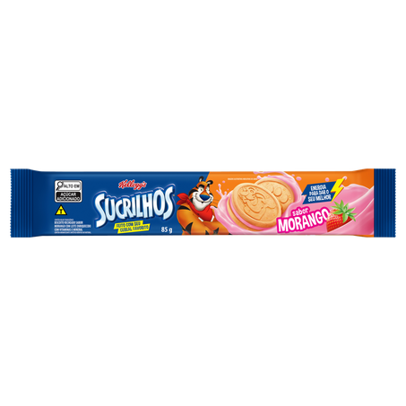 Biscoito Recheado Sucrilhos 85g Morango