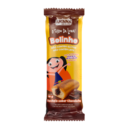 Bolinho aminna sem glúten chocolate 40g
