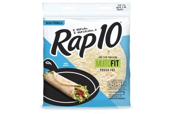 Pao Tortilha Rap10 297g Light | Quartetto Supermercados
