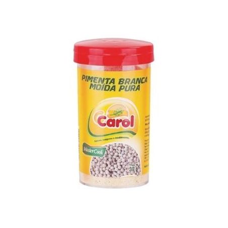 Pimenta branca moída carol 30g