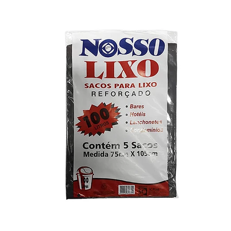 NOSSO LIXO REFORÇADO 100 LITROS