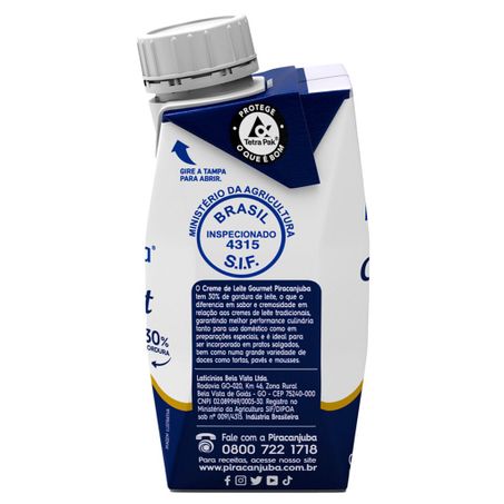 CREM LEITE PIRACANJUBA TP GOURMET 200G 360-3