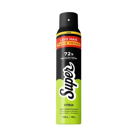 DESOD.SUPER 250ML CITRUS