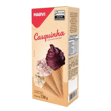 Casquinha marvi b doce baunilha 138g