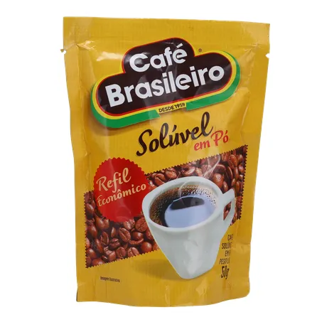 Café brasileiro solúvel sachê 50g 360-35