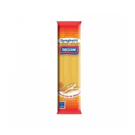 MASSA SEMOLA ESPAGUETE TODESCHINI 500G